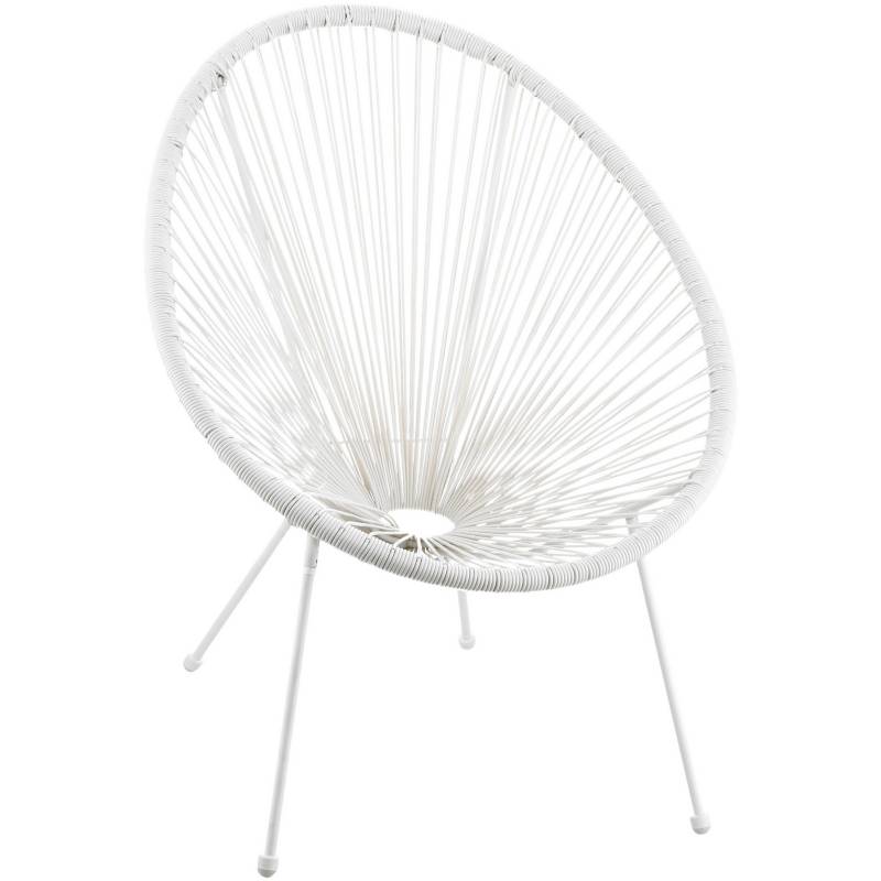JUST HOME COLLECTION - Silla Cozumel Blanca Blanca.