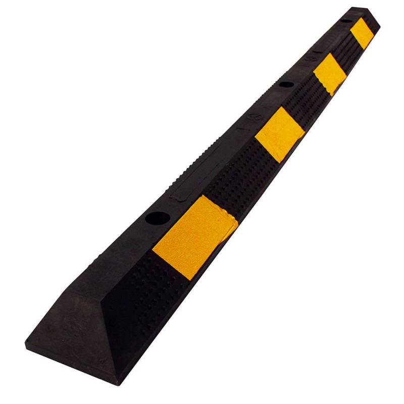 MASTERTRADE - Tope de estacionamiento 90cmx15cmx10xm negro/amarillo