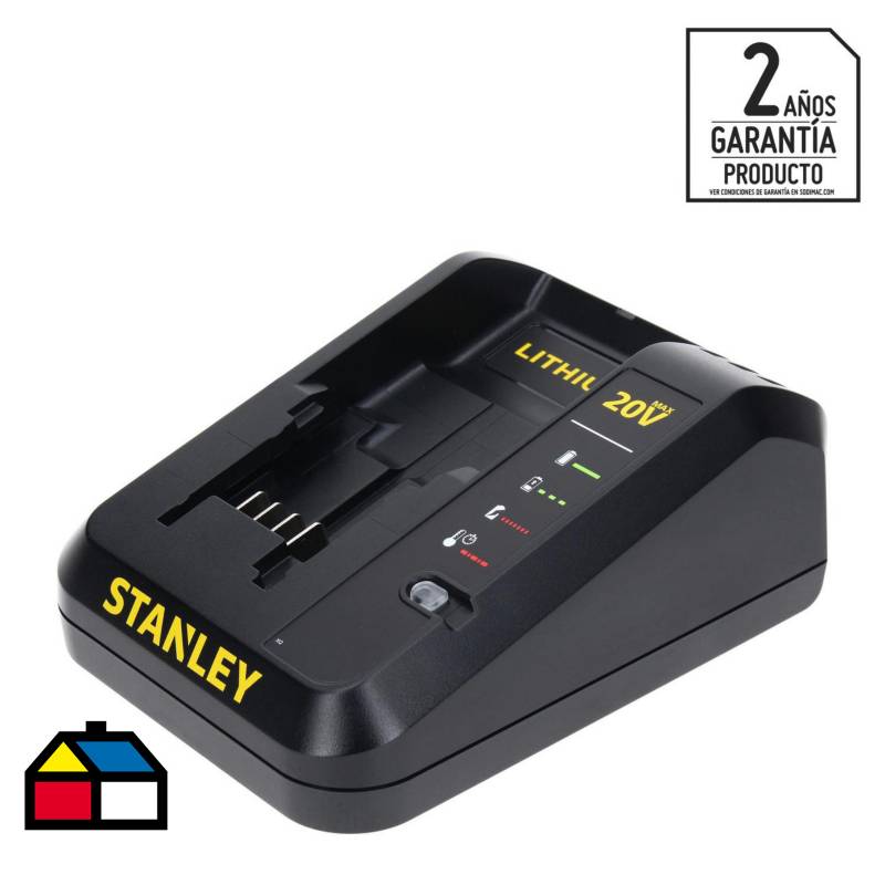 STANLEY - Cargador de batería 20V 2,0 Ah