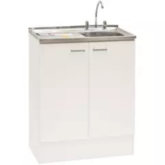 MOBIKIT - Kit mueble para lavaplatos 99x83x47 cm Blanco