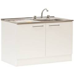 MOBIKIT - Kit mueble para lavaplatos 80x83x47 cm Blanco