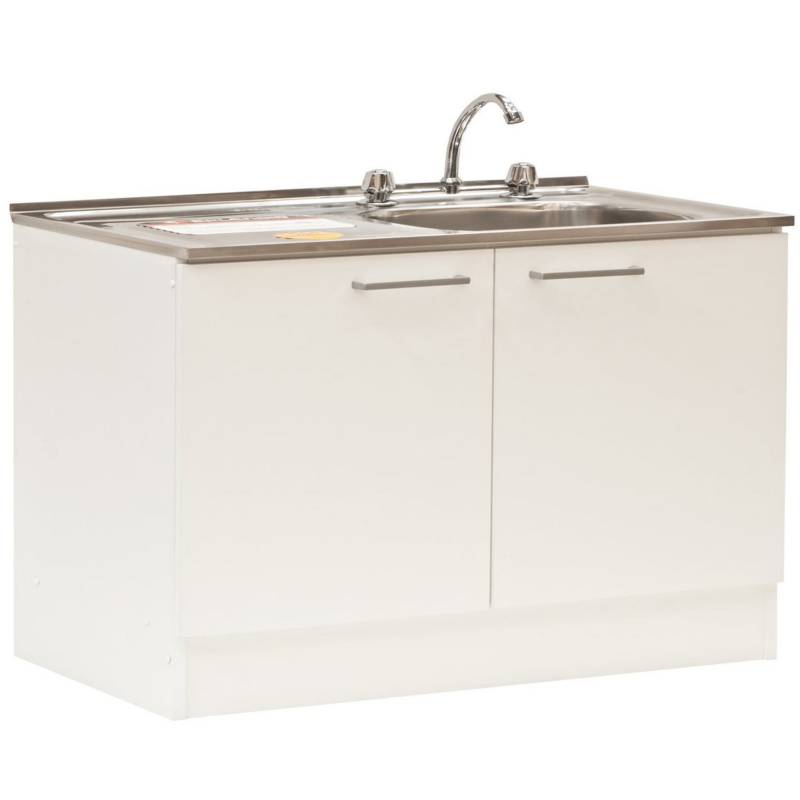 MOBIKIT - Kit mueble para lavaplatos 80x83x47 cm Blanco