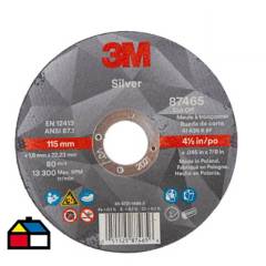 3M - Disco de corte acero inoxidable 4,5'' x 1,6 mm