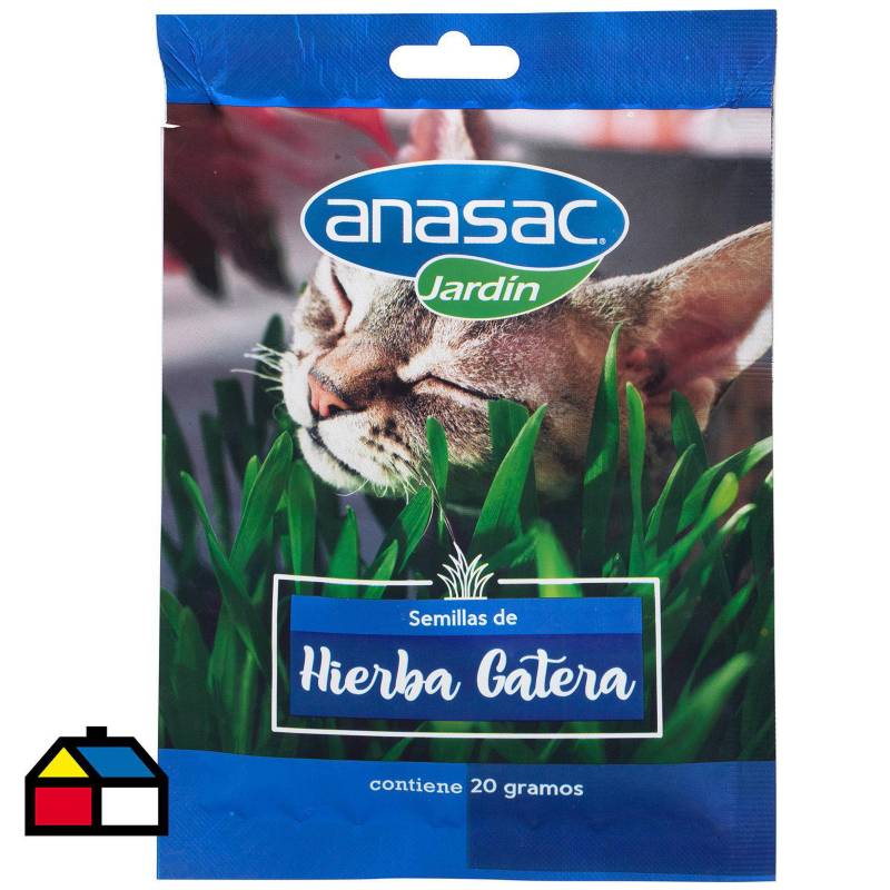 ANASAC - Semilla de Hierba para Gato Anasac 20 gramos