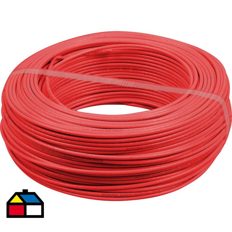 GENERAL CABLE COCESA - Cable thhn plus (Thwn-2) 12 Awg 100 mts Rojo