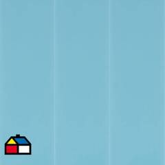 VISTELLE - Panel acrílico vanitorio azul 120x30 cm