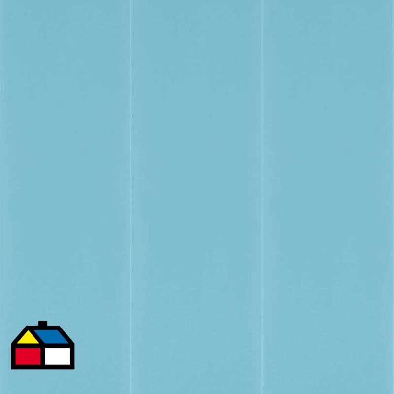 VISTELLE - Panel acrílico vanitorio azul 120x30 cm