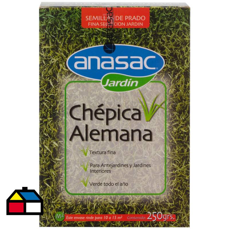 ANASAC - Semilla de Pasto Chepica Alemana 250 gr Caja