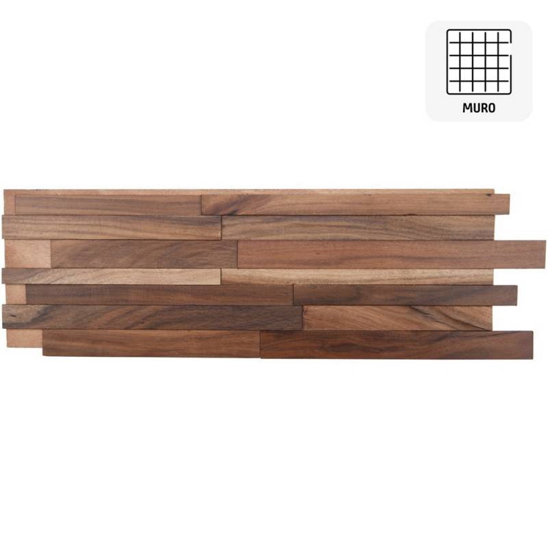 KASARO - Revestimiento madera acacia 20x60 0.48 m2