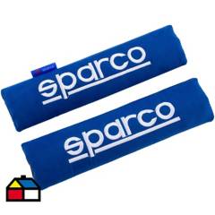 SPARCO - Cubre cinturón de seguridad azul