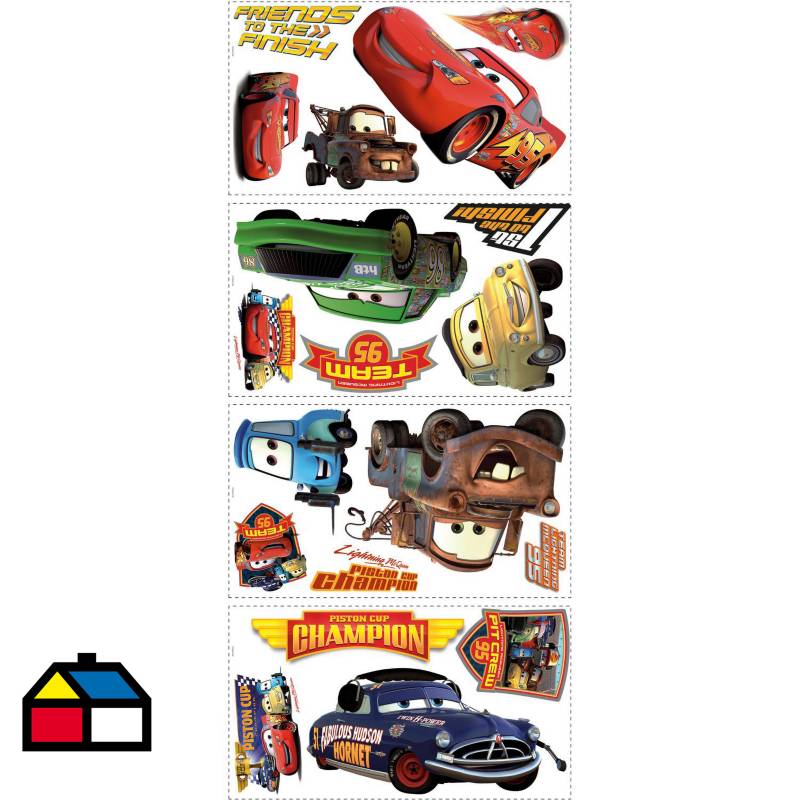 ROOMMATES - Sticker para muro Cars