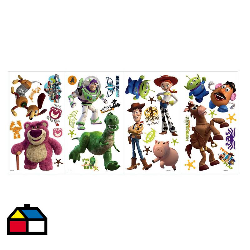 ROOMMATES - Sticker para muro Toystory 3.
