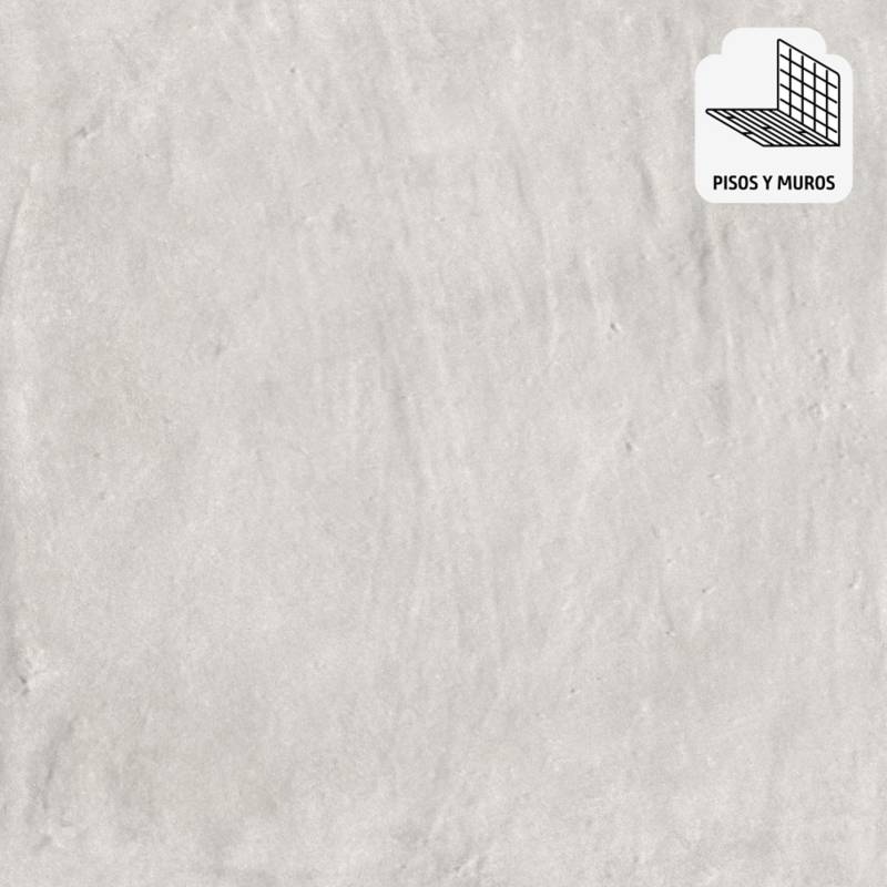 HOLZTEK - Porcelanato blanco 58x58 cm 1,68 m2