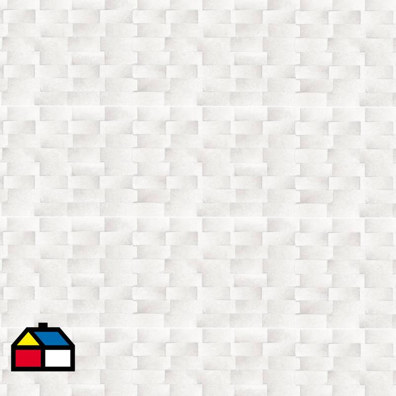 HOLZTEK - Fachaleta Muro blanco 34x50 cm 2,04 m2