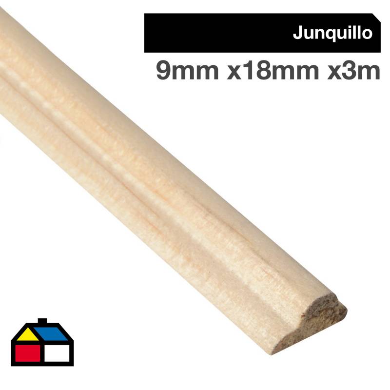 GENERICO - Junquillo pino Finger 9x18 mm x 3.00 m