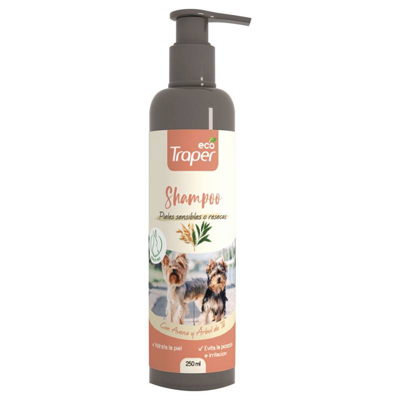 TRAPER - Shampoo para Perro Piel Sensible Eco Traper 250 ml