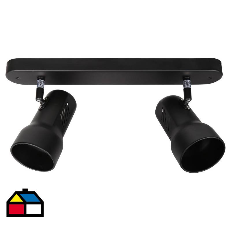 BYP - Barra 2 luces R63 negro byp