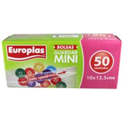 EUROPLAS - Bolsa hermetica europlas mini 50 unidades