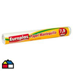 EUROPLAS - Papel mantequilla europlas 7,5 m.