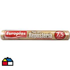 EUROPLAS - Papel reposteria europlas 7,5 m
