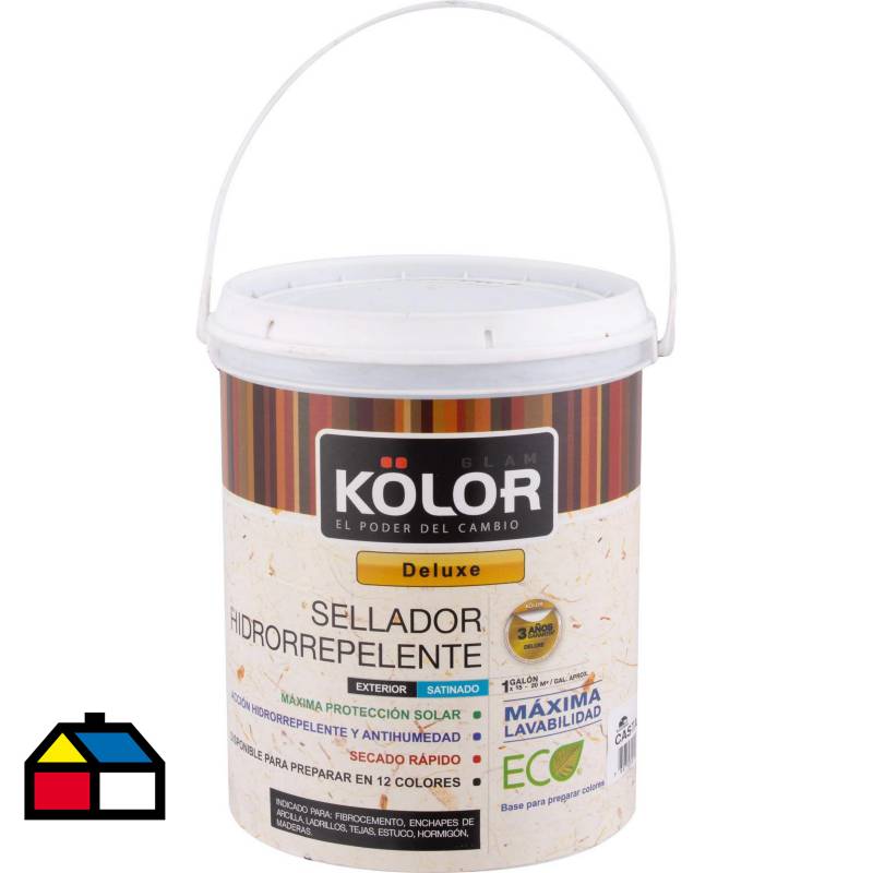KOLOR - Sellador hidrorrepelente castaño 1 gl