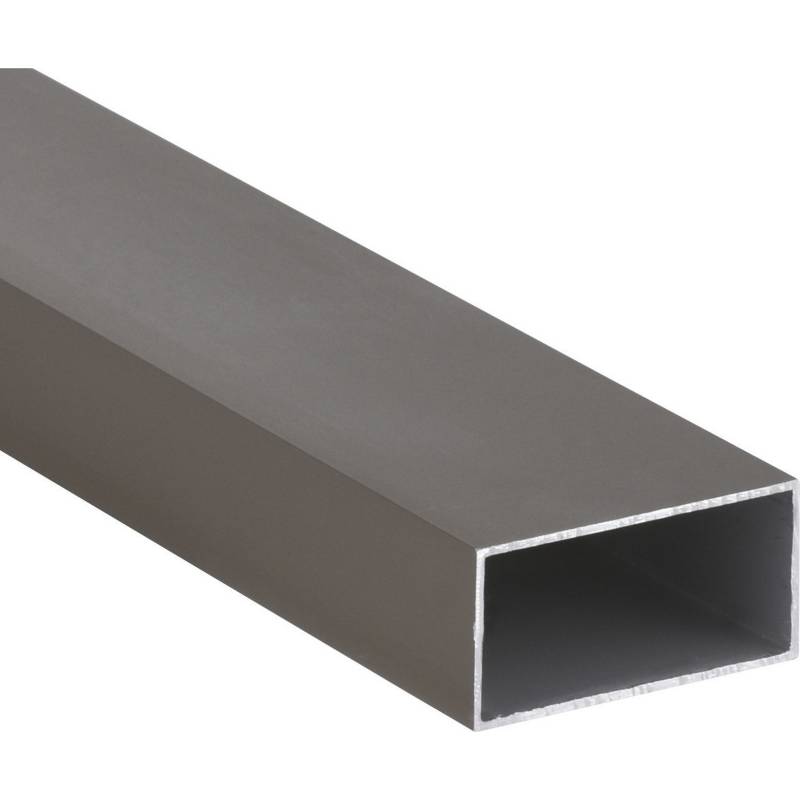 SUPERFIL - Tubular Aluminio 40x80x1 mm Titanio  3 m