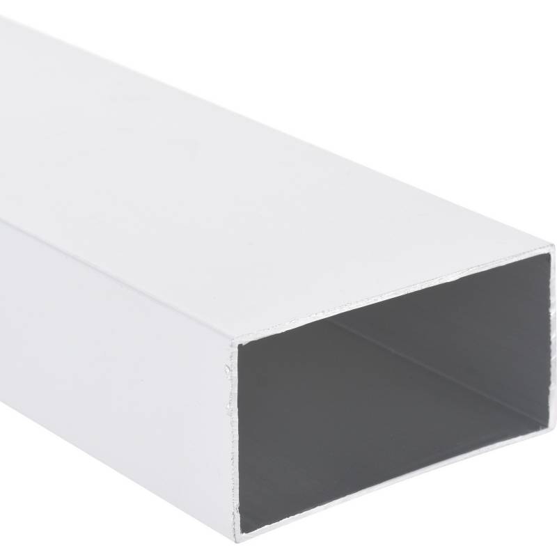 SUPERFIL - Tubular Aluminio 40x80x1,2 mm Blanco  6 m