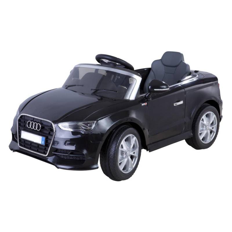 KIDSCOOL - Auto negro A3 batería 6V licencia Audi