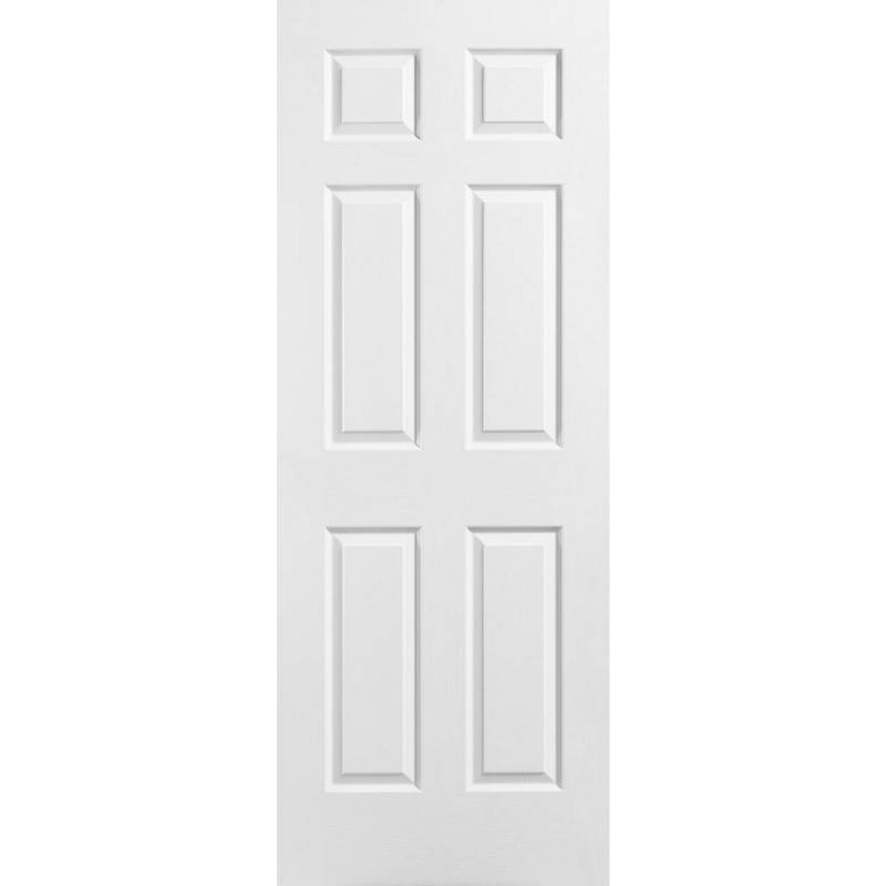MASONITE - Puerta Sinfonía HDF 80x200 C/6 Paneles Blanco Krems