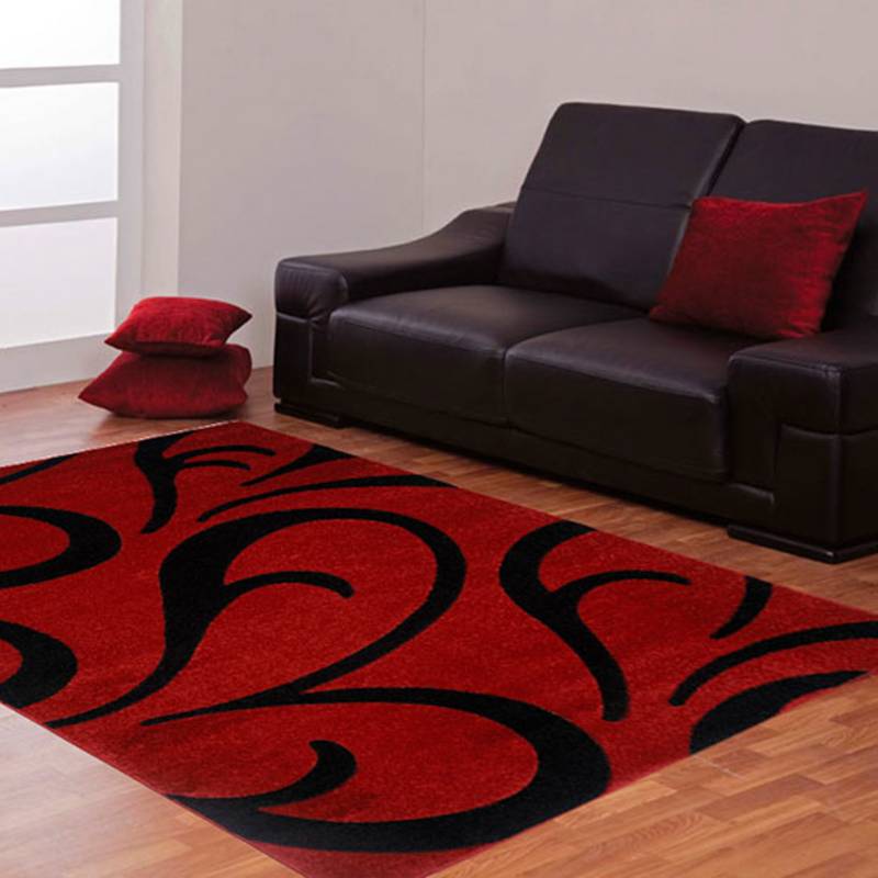 CUISINE BY IDETEX - Alfombra  carved 150x200 cm rojo