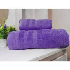 IDETEX - Set toallas 500g 2 piezas morado