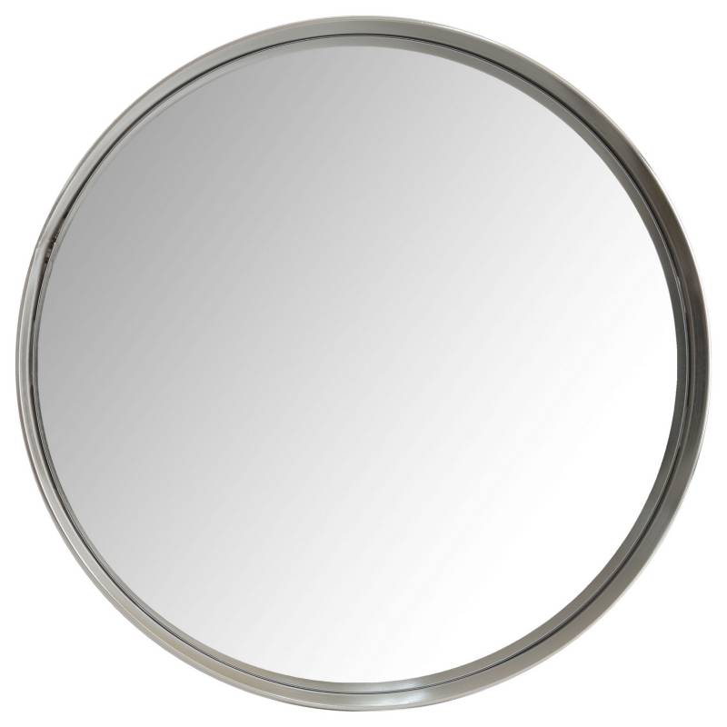 RONDA - Espejo silver redondo metálico