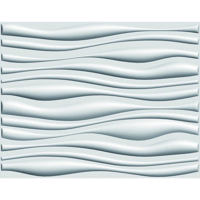 FOKUS HOME - Panel 3D 80x62.5cm Blanco Pintable 3m2