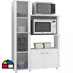 TECNOMOBILI - Mueble de cocina 96,2x41,8x142,5 cm Blanco