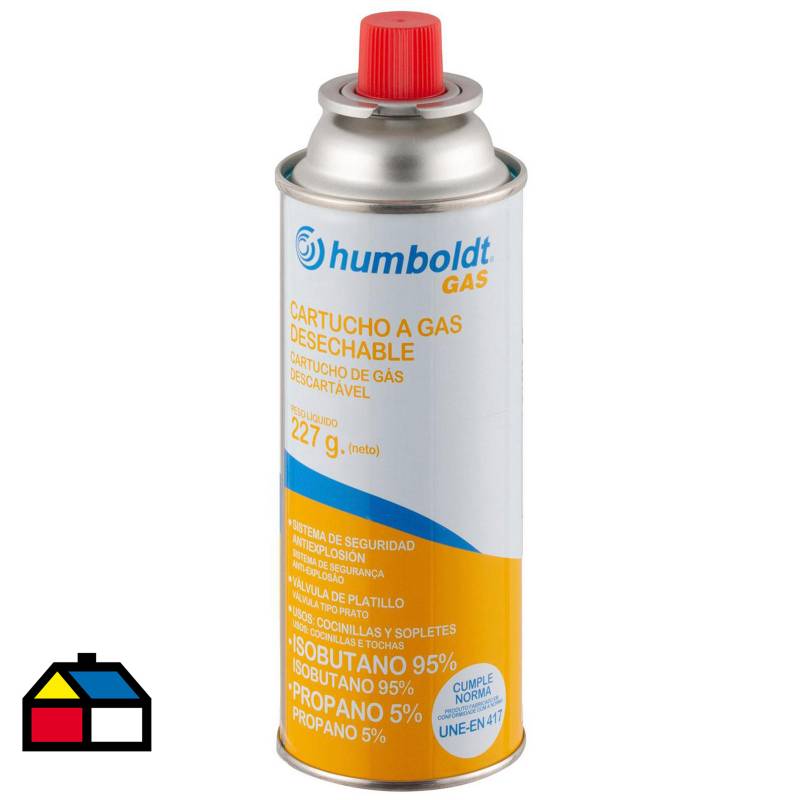 HUMBOLDT - Balón de gas desechable 227 gr