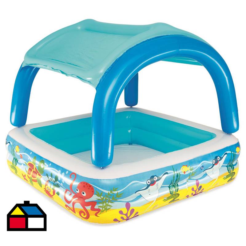 BESTWAY - Piscina inflable play pool con parasol