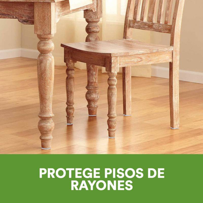 Protectores circulares para patas de sillas, mesas o muebles. 4