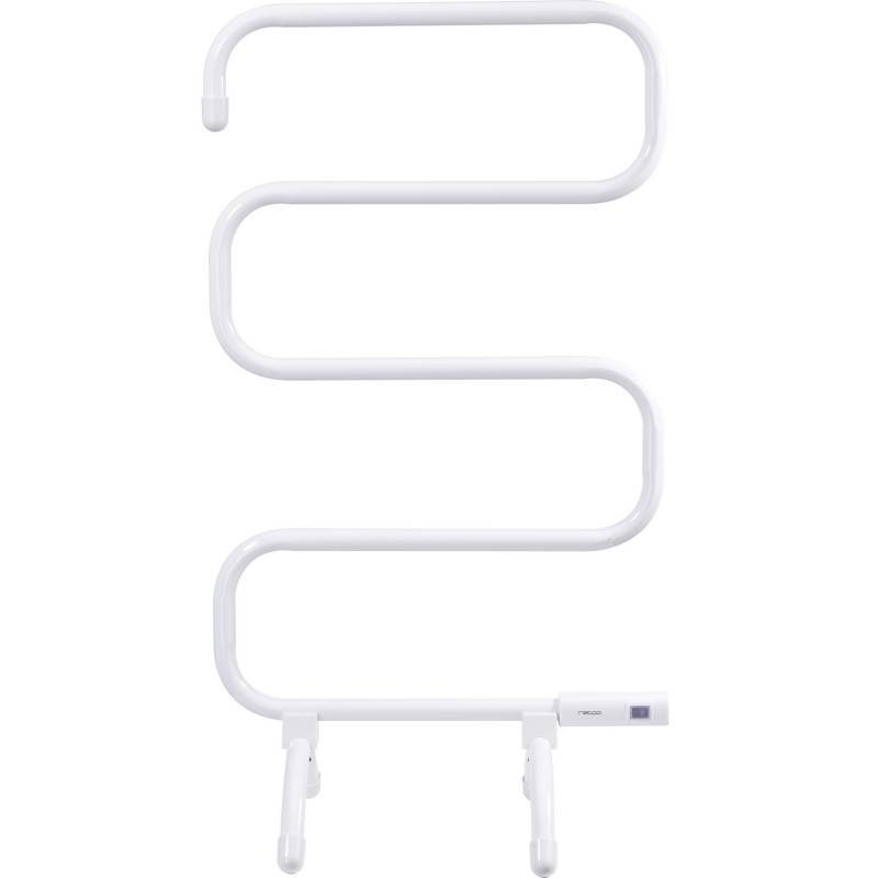 Secador de toallas eléctrico blanco - ACELEO - 600 vatios - 91,5 x 50