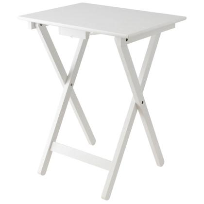 Mesa plegable 47x37x60 cm Blanca - Sodimac.cl