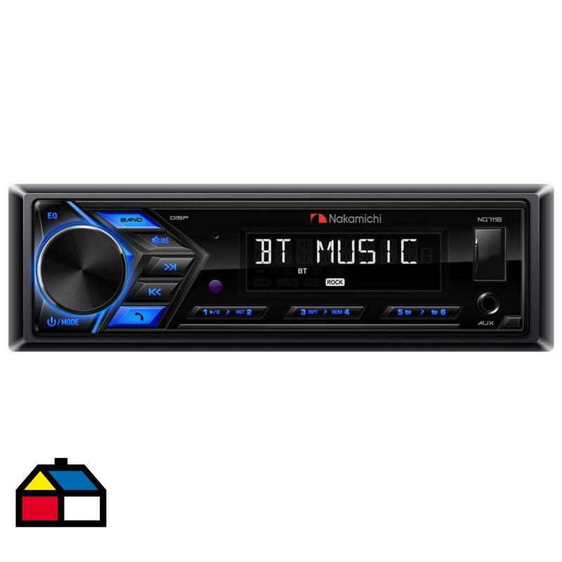 NAKAMICHI - Radio 1din bluetooth panel sin cd nk