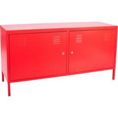 MALETEK - TV cabinet 119x63x40 cm Rojo