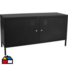 MALETEK - TV cabinet 119x63x40 cm Negro
