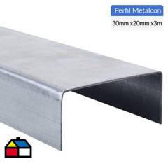 GENERICO - 3m Perfil U 2x3x0,85 Metalcon estructural