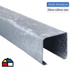 GENERICO - 6m Perfil C 2x2x0.85 Metalcon estructural