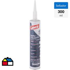 LANCO - Sellador y adhesivo de poliuretano multiuso blanco 300ml