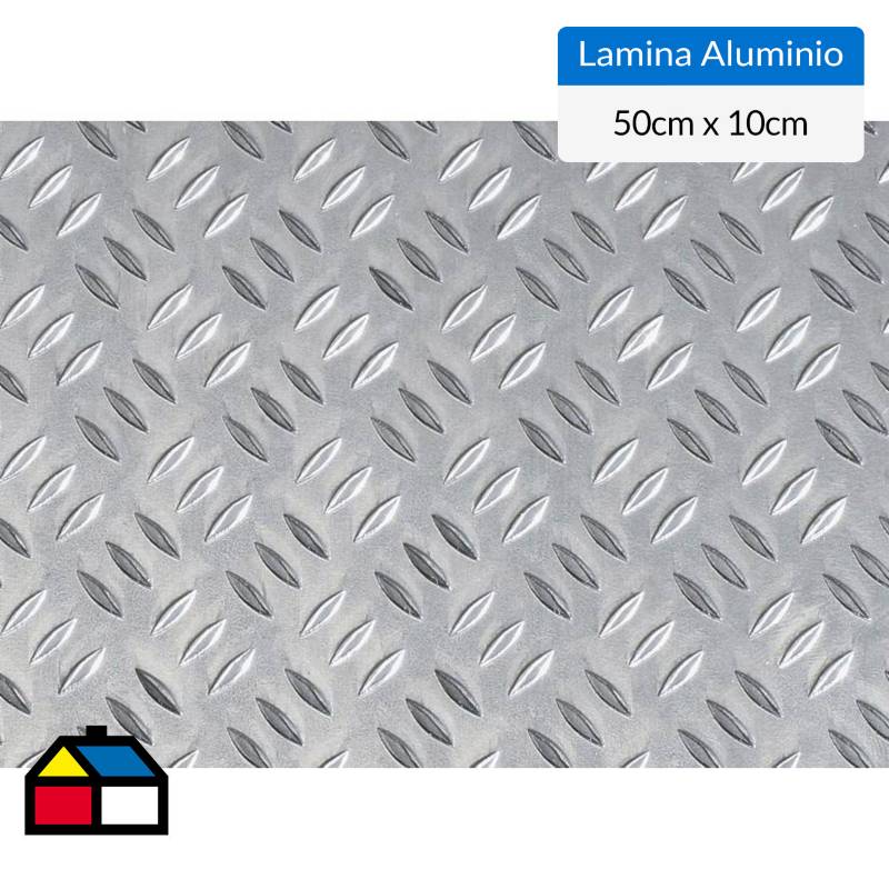 ARCANSAS - Lamina aluminio grano riso mm.1000x500.
