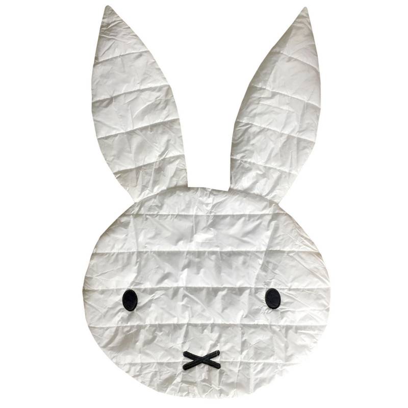 LIVING MARKET - Mat conejo poliéster 106x67 cm blanco