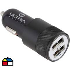 ULTRA - Cargador rapido 12/24 volts doble USB.