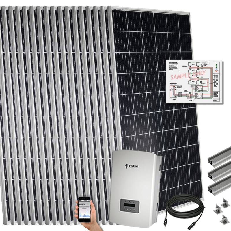 S SAVE - Kit solar 5,2 kwp para techo plano