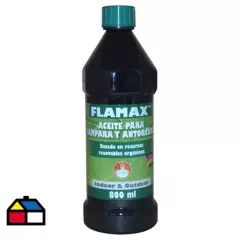 FLAMAX - Aceite para lámpara transparente 800 ml